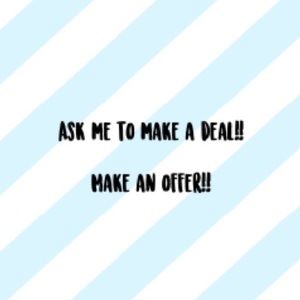 Make a deal on anything in my closet!!